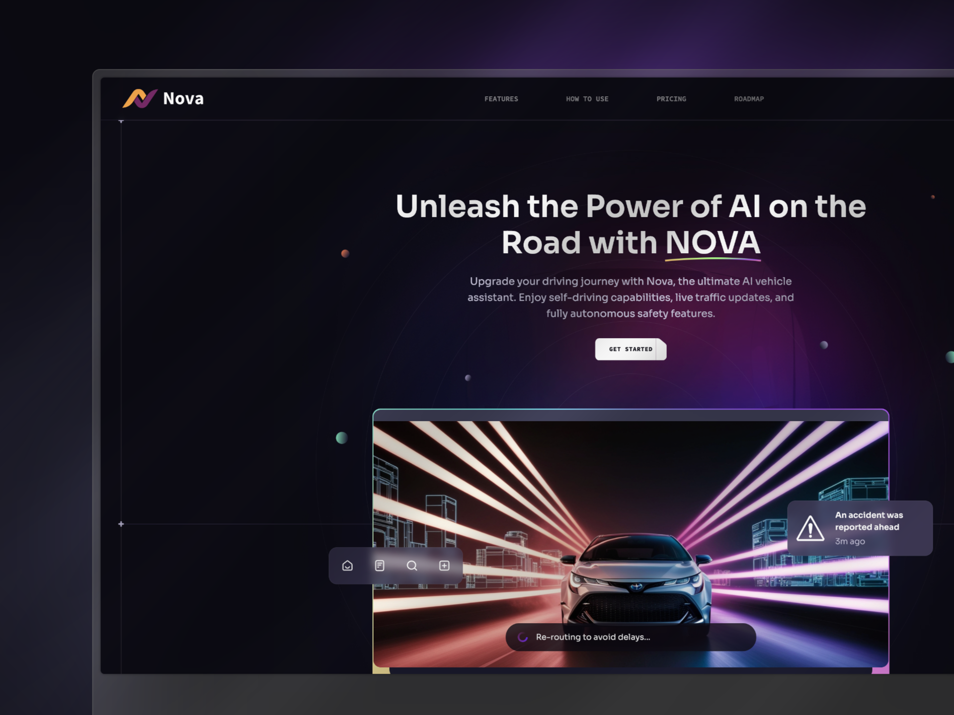 NOVA | Car AI Assistant Marketing Site